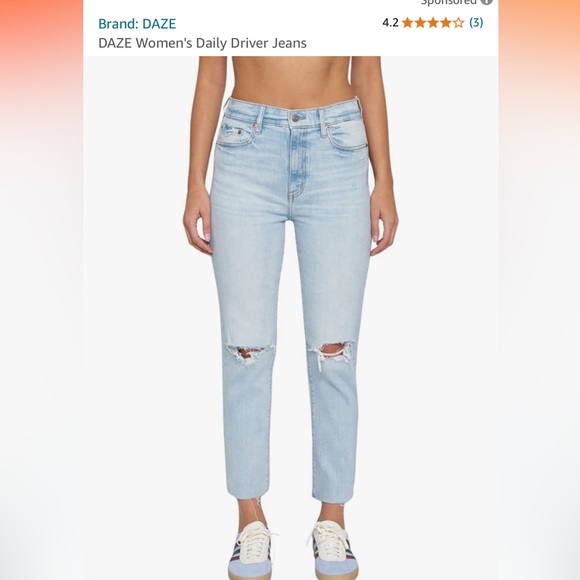 DAZE Daily Driver Just Right denim jeans. - Picture 6 of 8